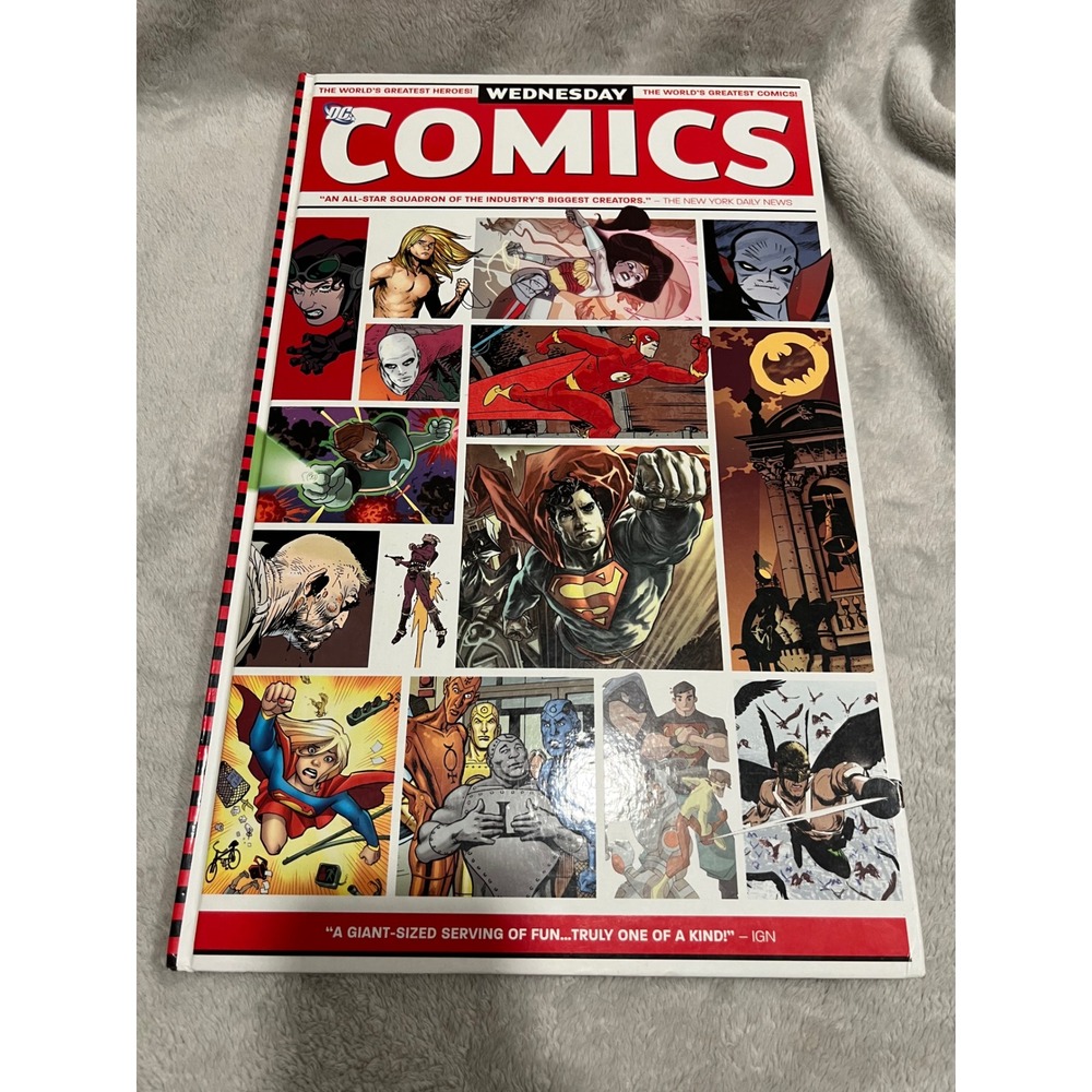 DC Comics Wednesday Comics Oversized Hardcover Anthology Graphic Novel Multi